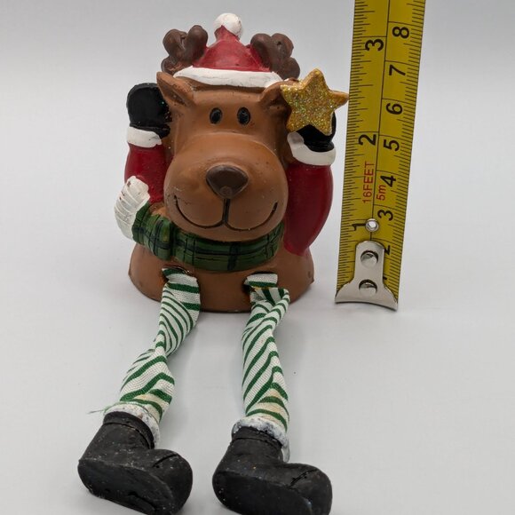 Shelf Sitter Reindeer Holiday Christmas Figurine - Picture 6 of 8